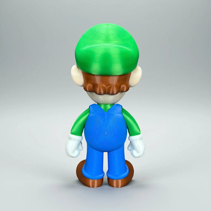 Figura Luigi - Super Mario impreso en 3D Chile - Figura decorativa personalizada impresa en 3D