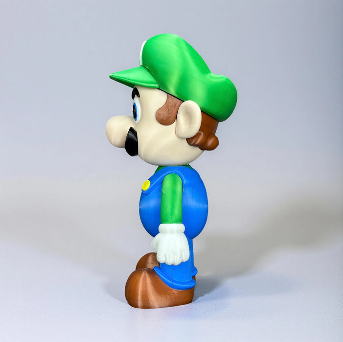 Figura Luigi - Super Mario impreso en 3D Chile - Figura decorativa personalizada impresa en 3D