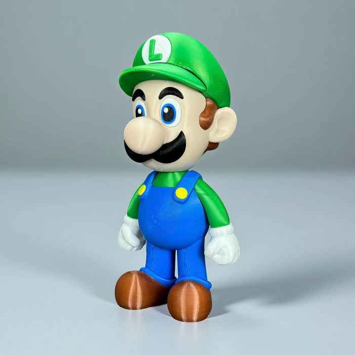 Figura Luigi - Super Mario impreso en 3D Chile - Figura decorativa personalizada impresa en 3D