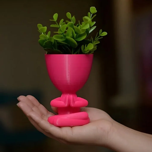Maceta Boby Pose Zen impreso en 3D Chile - Figura decorativa personalizada impresa en 3D
