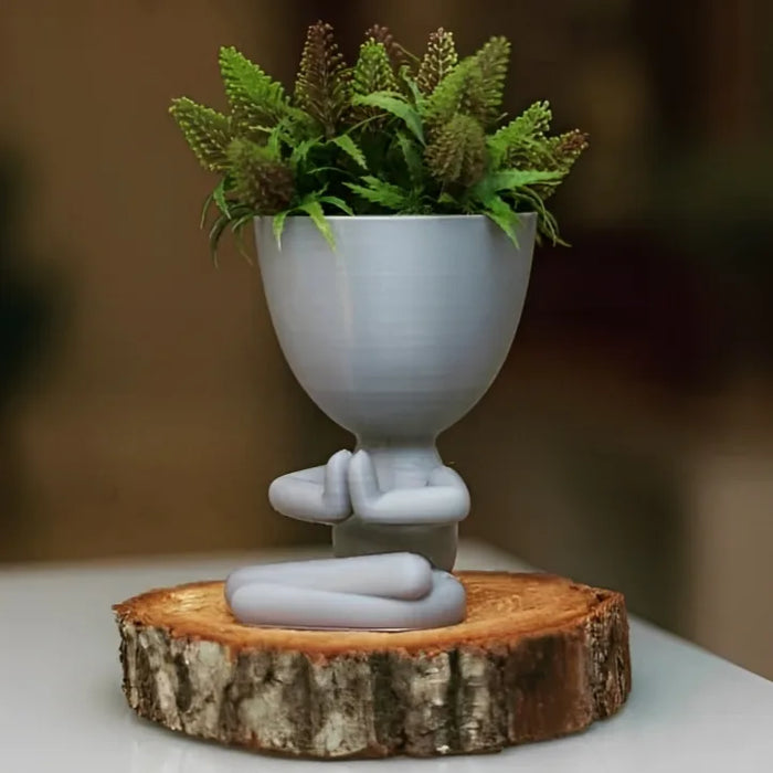 Maceta Boby Pose Zen impreso en 3D Chile - Figura decorativa personalizada impresa en 3D