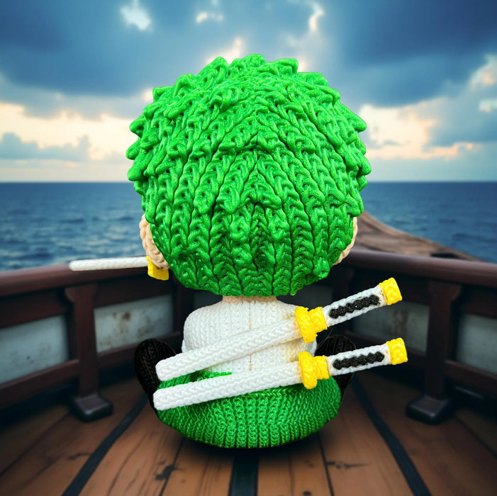 Figura Roronoa Zoro efecto crochet - Onepiece impreso en 3D Chile - Figura decorativa personalizada impresa en 3D
